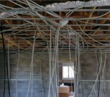 Cloisons, pieuvre hydraulique et électrique