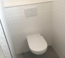 Les toilettes sont posés !