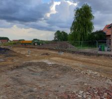 Lotissement en chantier