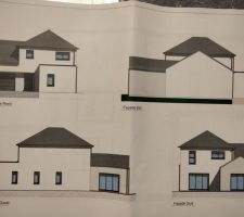 Plans de la maison avec photos contractuelles