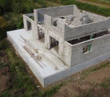 Coulage plancher &eacute;tat et &eacute;l&eacute;vation des murs