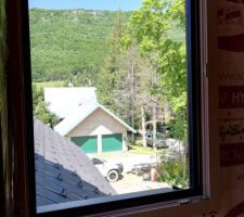 Vue salle de bain du haut