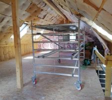 Etage, vue de la chambre de Nell