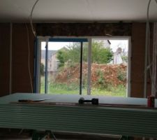 Isolation des murs, montage du plafond