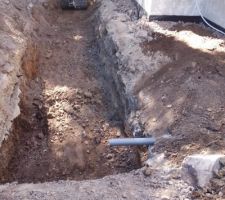 Excavation bassin de rétention 12m x 2m - 01/07/21