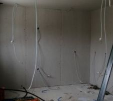 Montage des cloisons