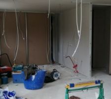 Montage des cloisons