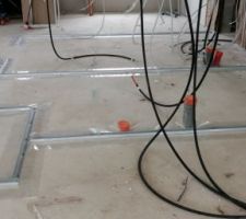 Montage des cloisons