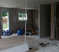 Montage des cloisons