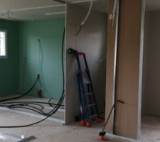 Montage des cloisons
