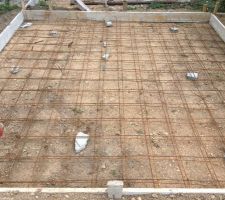 En attente coulage béton