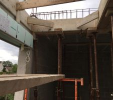 En attente coulage béton