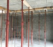 En attente coulage béton