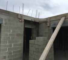 En attente coulage béton