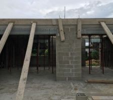 En attente coulage béton