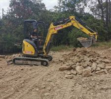 Reprise du chemin avec la minipelle, c'est long !!