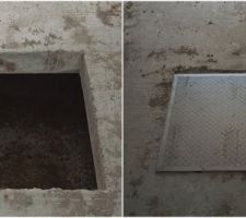 Trappe d'acc&egrave;s vide sanitaire 80x80 de marque VEVOR