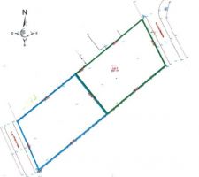 Terrain - Lot 2 (en vert)