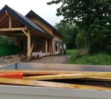 Préparation pour surélever la maison