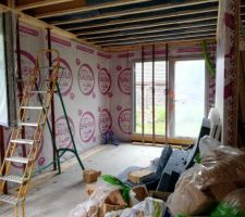 Préparation pour surélever la maison