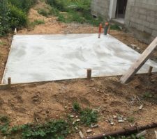 Coulage dalle étage et spa