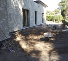 Remblai arrière toujours en cours - 17/07/21