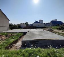 Élévation du vide sanitaire + hourdis + dalle