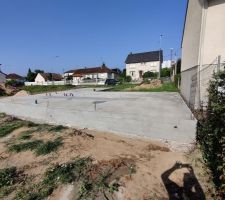Élévation du vide sanitaire + hourdis + dalle