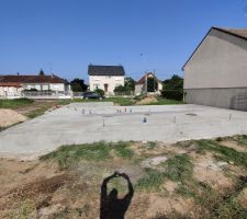 Élévation du vide sanitaire + hourdis + dalle