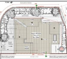 Plan de masse toiture de notre maison