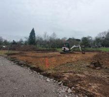 Terrassement de la maison