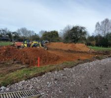 Terrassement de la maison