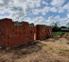 Élévation des murs