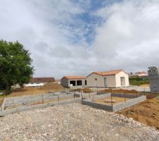 Fondation et vide sanitaire.