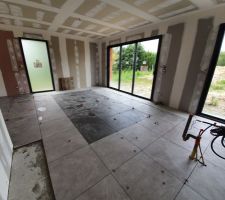 Pose carrelage RDC