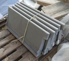 Les appuis et seuils ont &eacute;t&eacute; livr&eacute;s le 30/07