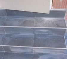 Escalier menant au garage