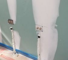 Mise en place plancher chauffant