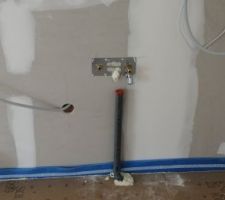 Mise en place plancher chauffant