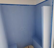 Douche du rdc avec double banc