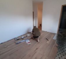 Chambre parentale - Parquet en cours