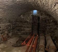 Cave aérée, avant travaux