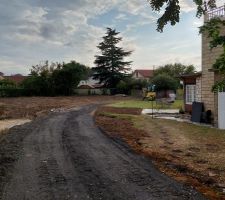 Première intervention du terrassier