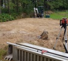 Finition terrassement jardin