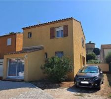 Nous voilà avec une maison de 97m² au lieu de 82 avec une chambre en plus avec sa SDB