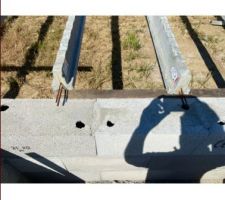 Poutrelles qui ne posent pas directement sur les parpaings
