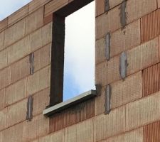 Reprise de l?appui de fenêtre pas droit