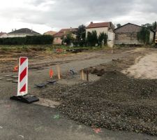 Viabilisation en eau terminée !