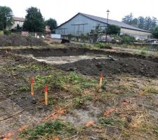 Terrassement en cours.