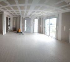 Mise en chauffe de la chape